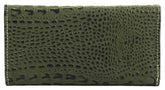 HAARLEM Women KUZE 26093 Leather Wallet Green & Red